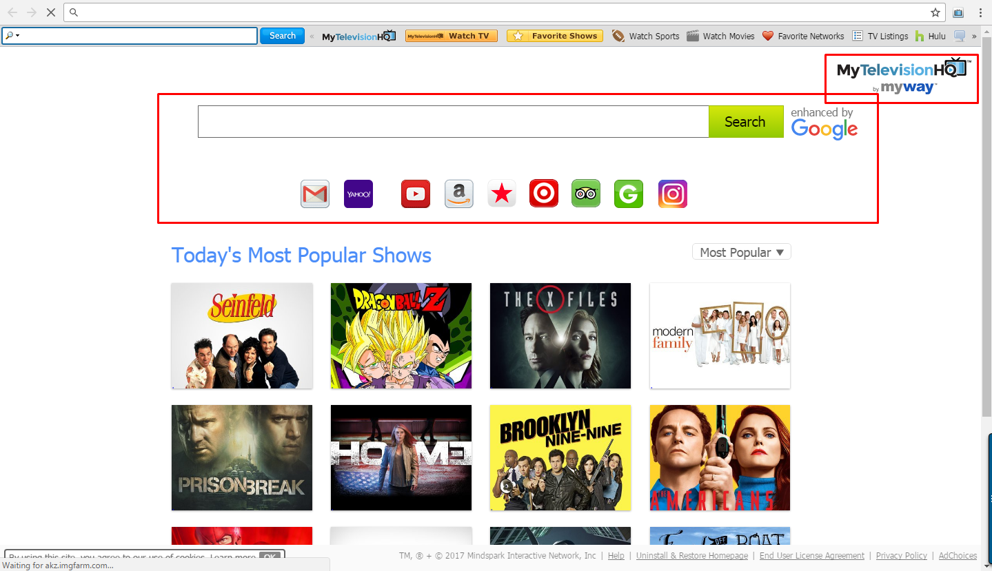 MytelevisionHQ Browser Hijacker Removal Guide